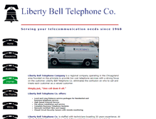 Tablet Screenshot of libertybelltelephone.com
